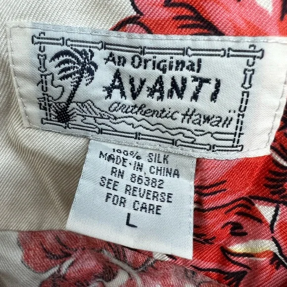 Avanti Hawaiian Shirt-Men’s L - Picture 3 of 11